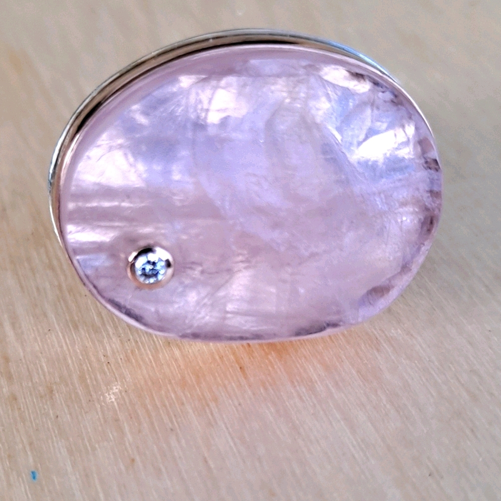 Jamie Joseph Rose Quartz ring.